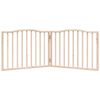 vidaXL Dog Gate Foldable 2 Panels 160 cm Poplar Wood