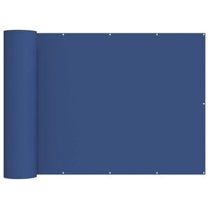 vidaXL Balcony Privacy Screen 180 x 500 cm Fabric with PU Coated Blue