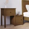 vidaXL Bedside Cabinet Honey Brown 79.5x38x65.5 cm Solid Wood Pine