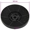 vidaXL Range Hood Charcoal Filters 2 pcs 105x21 mm