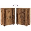 vidaXL Bathroom Cabinet with Storage Old Wood 60 x 35 x 80 cm