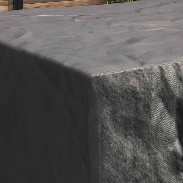 vidaXL Furniture Cover Plain Black 240 x 190 x 90 cm 210D