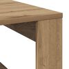 vidaXL Coffee Table Artisan Oak 100x100x35 cm Engineered Wood