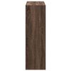 vidaXL Bookcase Brown Oak 102x32x102 cm Engineered Wood