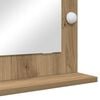 vidaXL Vanity Mirror Rectangular Artisan Oak 70 x 50 x 18 cm