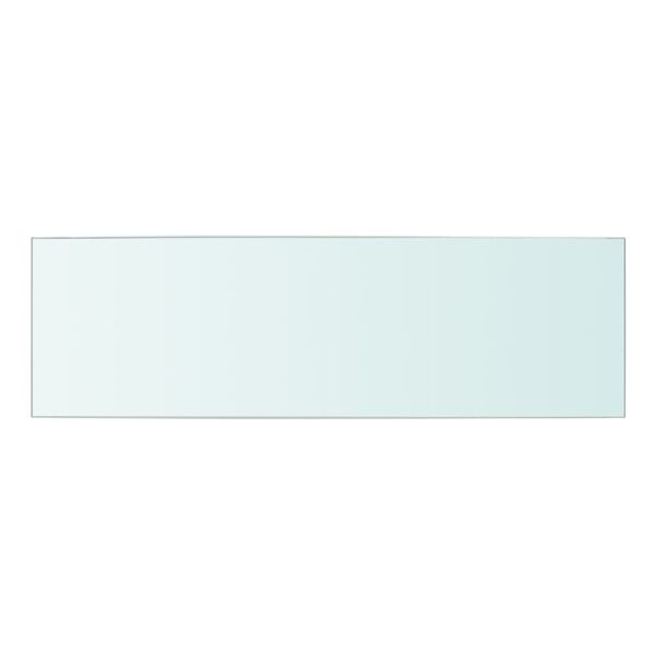 vidaXL Shelf Panel Glass Clear 50x15 cm