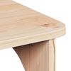 vidaXL Coffee Table Natural 80 x 50 x 31 cm Solid pine wood