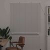 vidaXL Window Blind with Curtains Manual White Aluminium