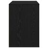 vidaXL Drawer Cabinet Black 80 x 41 x 58 cm Engineered Wood