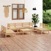 vidaXL 8 Piece Garden Lounge Set Solid Pinewood