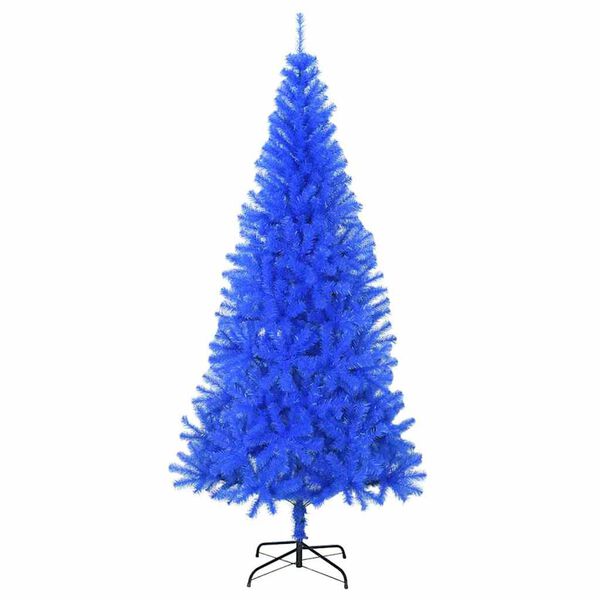 vidaXL Christmas Tree with 300 LEDs with Stand Blue 180 cm PVC