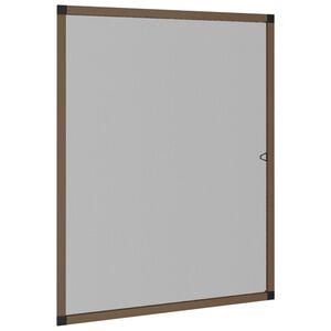 vidaXL Insect Screen for Windows Brown 80x100 cm
