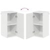 vidaXL Bathroom Furniture Set 5 pcs High gloss white Engineered wood