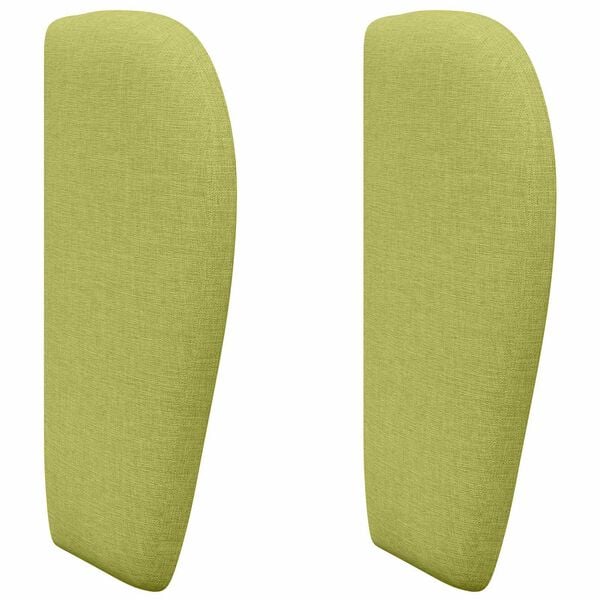 vidaXL Headboard Ear Green 40 x 23 x 6 cm Fabric