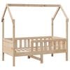 vidaXL Kids' House Bed Frame without Mattress 80x160 cm Pine