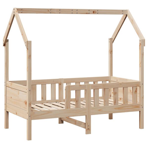 vidaXL Kids' House Bed Frame without Mattress 80x160 cm Pine