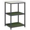vidaXL Kitchen Storage Set 3 pcs Olive Green Cold-rolled Steel