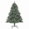 vidaXL Artificial Christmas Tree with 300 LEDs with Stand Green 180 cm