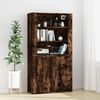 vidaXL Highboard Smoked Oak Engineered Wood