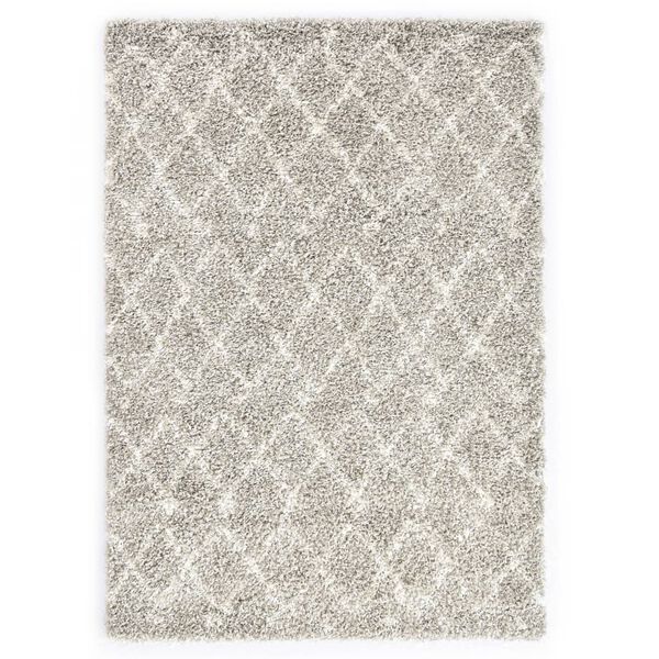 vidaXL Rug Berber Shaggy PP Sand and Beige 120x170 cm