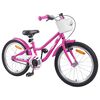 vidaXL Kids Bike 18'' for 5-7 Years Old Dark Pink