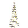 vidaXL Hanging Christmas Tree with Baubles 150 cm 80 LEDs Multicolour