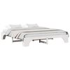 vidaXL Bed Frame White 200 x 200 cm Solid Pine Wood