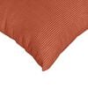 vidaXL Sofa Pillows 2 pcs Red Orange 50 x 30 cm Corduroy Fabric