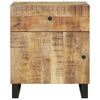 vidaXL Bedside Cabinet 50x33x60 cm Solid Wood Mango&Engineered Wood