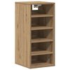 vidaXL Shoe Cabinet Artisan Oak 32x35x70 cm Engineered Wood