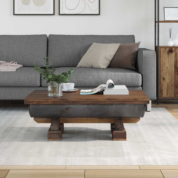 vidaXL Coffee Table Natural 90 x 50 x 35 cm Wood