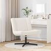 vidaXL Swivel Chair Cream 63 x 75 x 76 cm Sheepskin