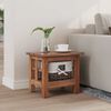 vidaXL Side Table Brown Solid Mahogany wood