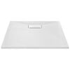 vidaXL Shower Base Tray SMC White 90x70 cm