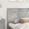 vidaXL Headboard with Headboard Concrete Grey 200 cm Engineered Wood