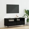 vidaXL TV Cabinet with Drawer Black Oak 100 x 34.5 x 44.5 cm