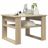 vidaXL Coffee Table Sonoma Oak 64 x 54 x 44 cm Engineered Wood