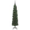 vidaXL Artificial Christmas Tree with 300 LEDs with Stand Green 180 cm