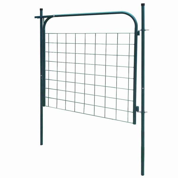 vidaXL Garden Fence Gate 100x100 cm Green