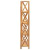 vidaXL 5-Tier Shelf 80x30x163.5 cm Solid Oak Wood