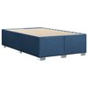 vidaXL Box Spring Bed with Mattress Blue 120x200 cm Fabric