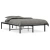 vidaXL Metal Bed Frame without Mattress Black 120x200cm