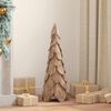 vidaXL Christmas Tree with Stand Brown 80 cm Solid teak wood