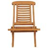 vidaXL Folding Garden Chair Solid Teak Wood
