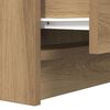 vidaXL Bedside Cabinets with 2 Drawers 2 pcs Artisan Oak 38x34x80 cm