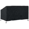 vidaXL Garden Bench Cover Black 160 x 100 x 61 / 89 cm 420D fabric