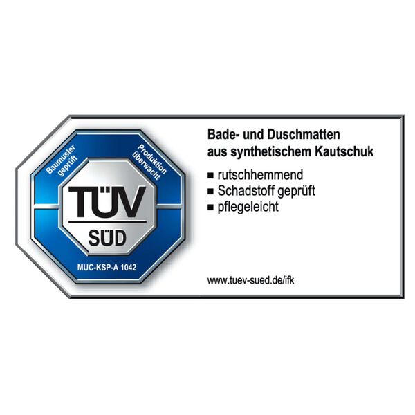 RIDDER Non-Slip Bath Mat Promo Black