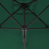 vidaXL Garden Parasol with Steel Pole 250x250 cm Green