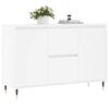 vidaXL Sideboard White 101.5x35x70 cm Engineered Wood