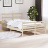 vidaXL Bed Frame without Mattress Solid Wood Pine 140x190 cm